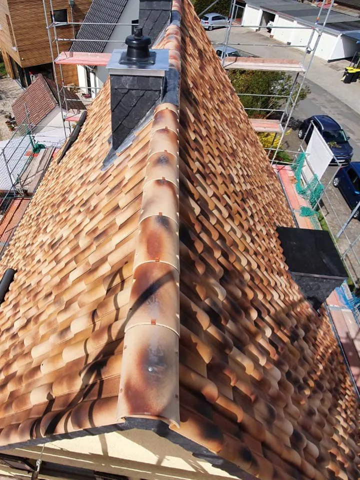 Bauverlauf 20042021 05 Dachbau Entstehung Gebaelk 03 Dachbau Bossert