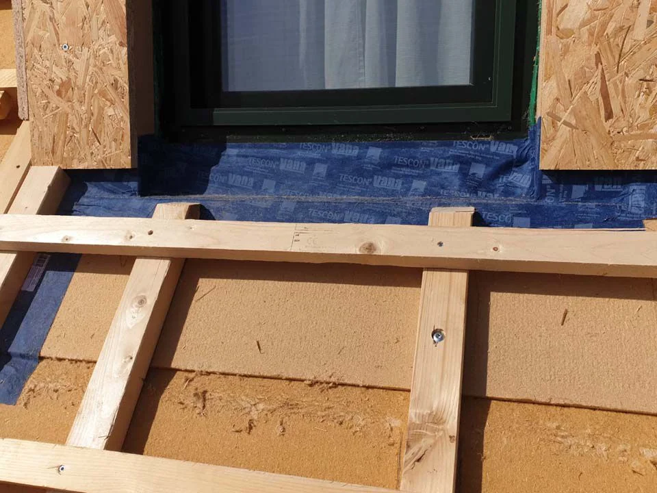 Bauverlauf 20042021 13 Dachbau Entstehung Gebaelk 03 Dachbau Bossert