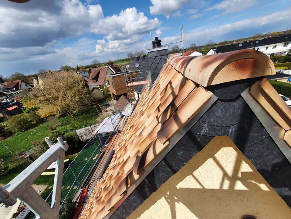 Bauverlauf 20042021 21 Dachbau Entstehung Gebaelk 03 Dachbau Bossert