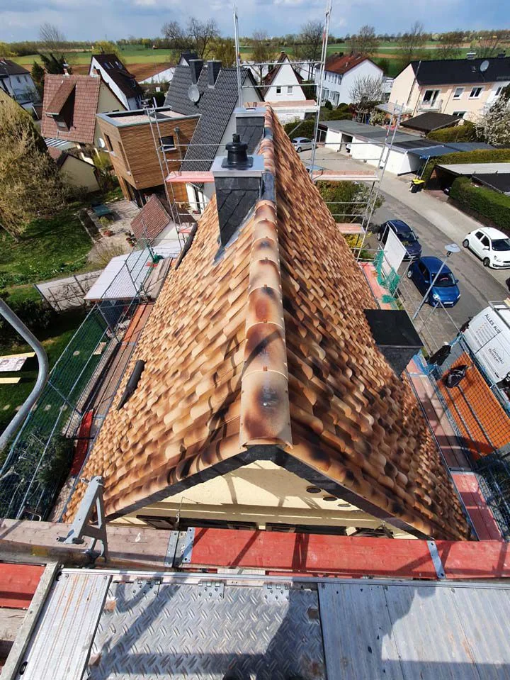 Bauverlauf 20042021 23 Dachbau Entstehung Gebaelk 03 Dachbau Bossert