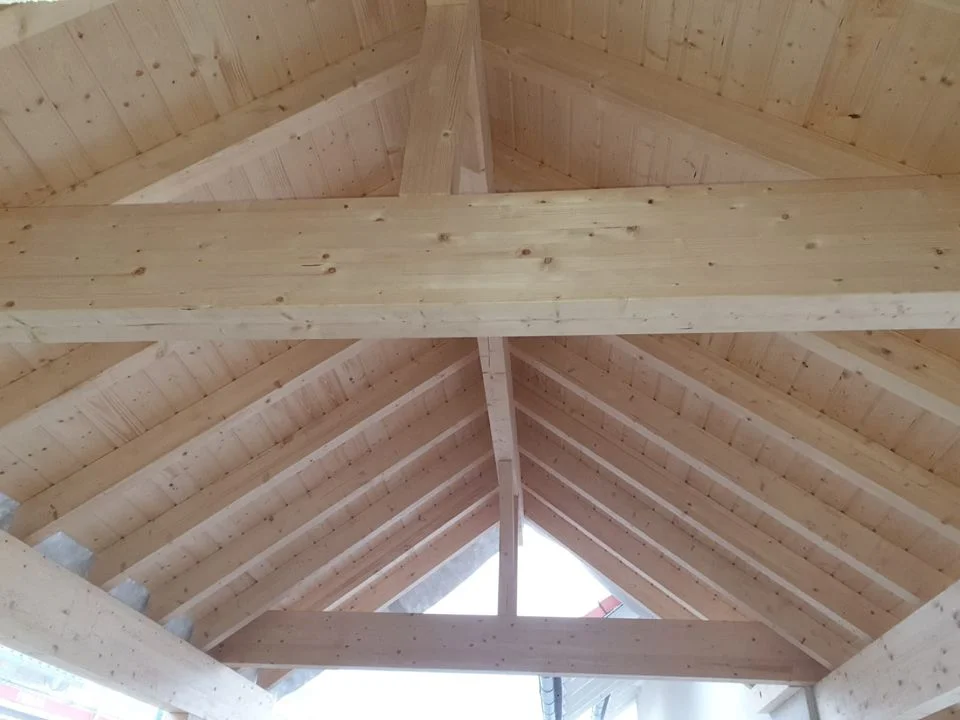 Entstehung Carport 10 Holzbau Entstehung Carport Dachbau Bossert