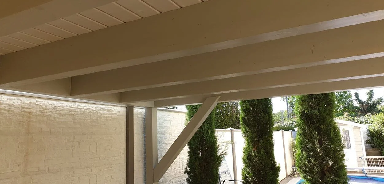 Holzbau Pergola 9 Holzbau Entstehung Pergola Dachbau Bossert