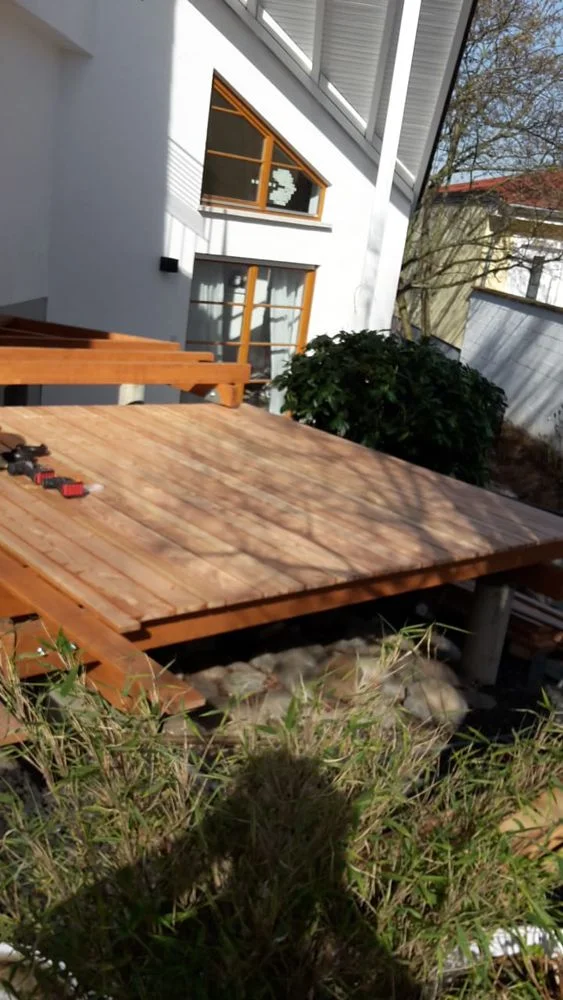 Holzterrasse 004 Holzbau Zimmererarbeiten Dachbau Bossert