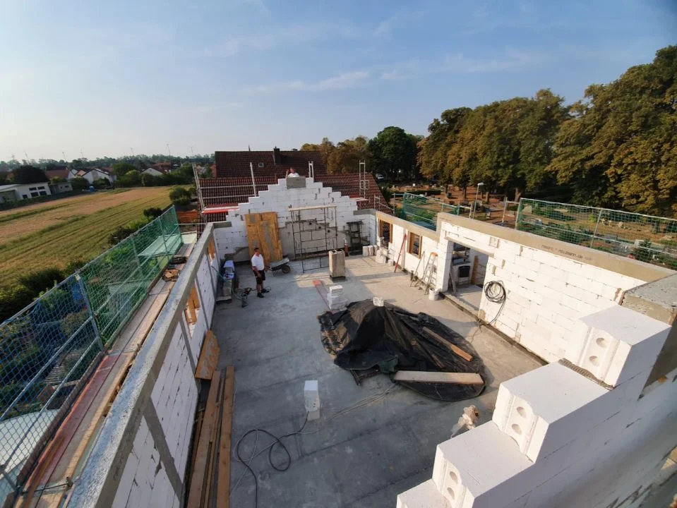 Ref Bauverlauf Dachstuhl 01 Big Dachbau Entstehung Gebaelk 01 Dachbau Bossert