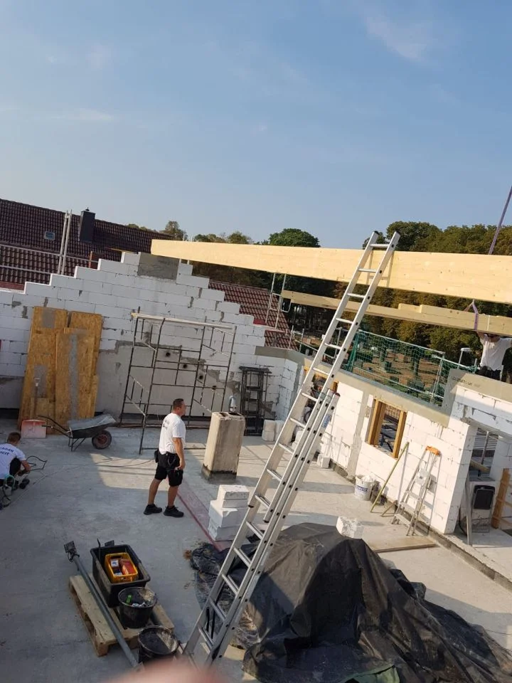 Ref Bauverlauf Dachstuhl 03 Big Dachbau Entstehung Gebaelk 01 Dachbau Bossert