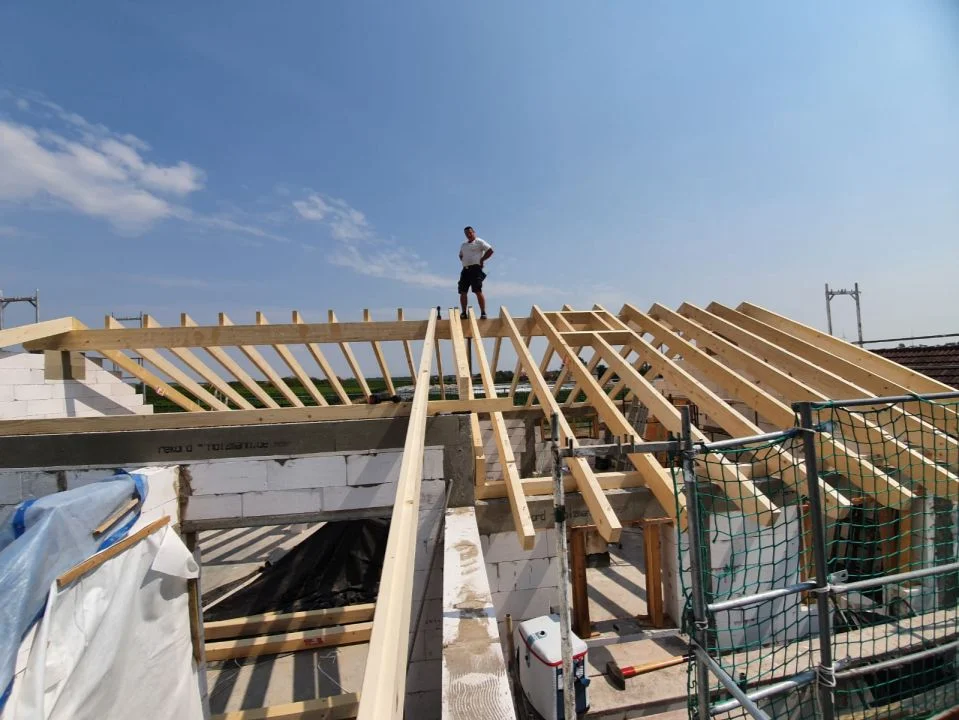 Ref Bauverlauf Dachstuhl 07 Big Dachbau Entstehung Gebaelk 01 Dachbau Bossert