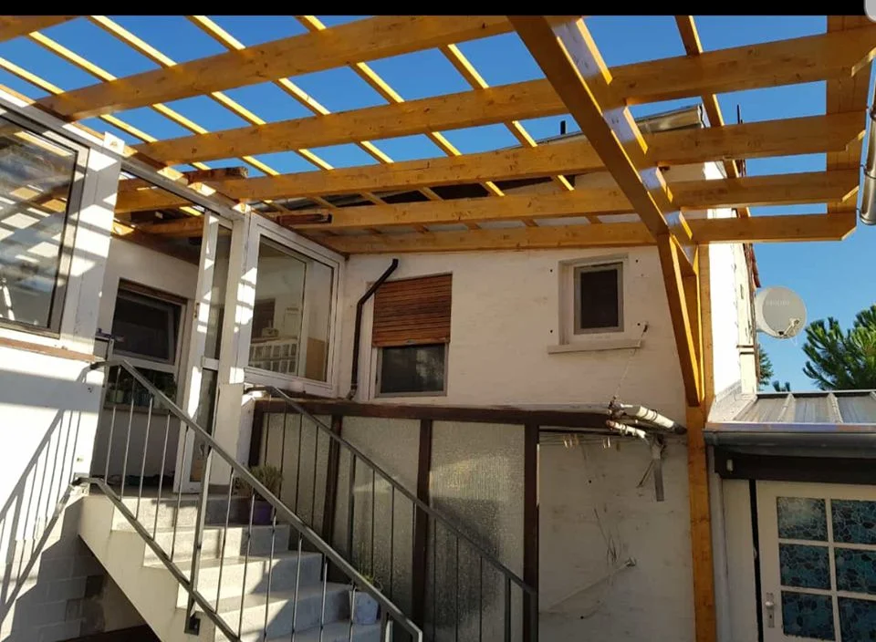 Ref Carport 110820 01 Holzbau Entstehung Carport Dachbau Bossert