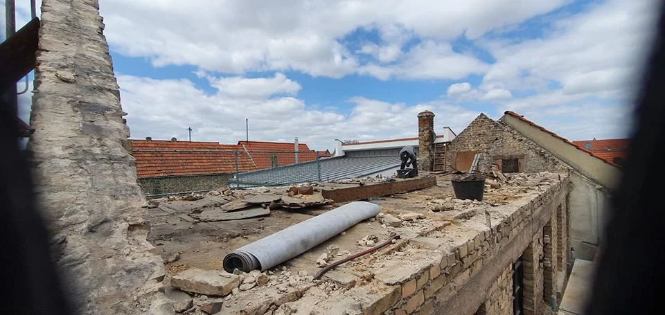 Ref Dachstuhl Montage 02 Dachbau Entstehung Gebaelk 02 Dachbau Bossert