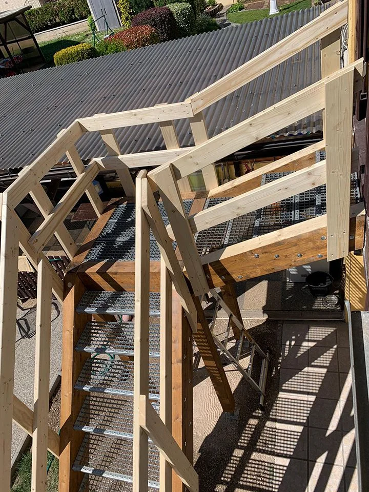 Ref Gartentreppe 08 Divers Gartentreppe Dachbau Bossert
