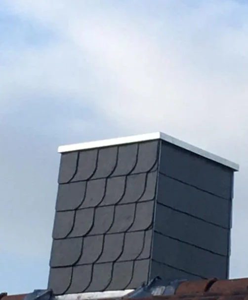 Referenzen Kamin 032022 02 Spenglerei Kaminverkleidung Dachbau Bossert