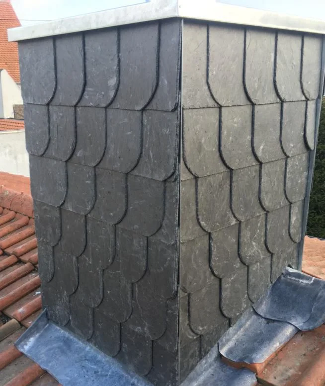 Referenzen Kamin 032022 04 Spenglerei Kaminverkleidung Dachbau Bossert