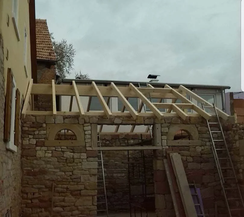 Zimmerer 13012021 01 Holzbau Zimmererarbeiten Dachbau Bossert